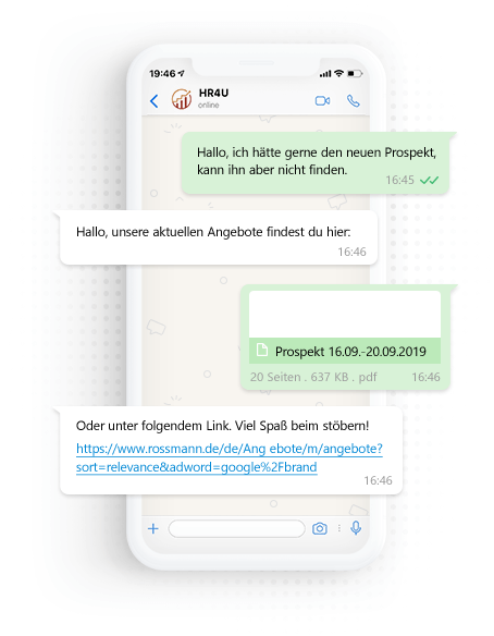 WhatsApp to Helpdesk Kundenservice